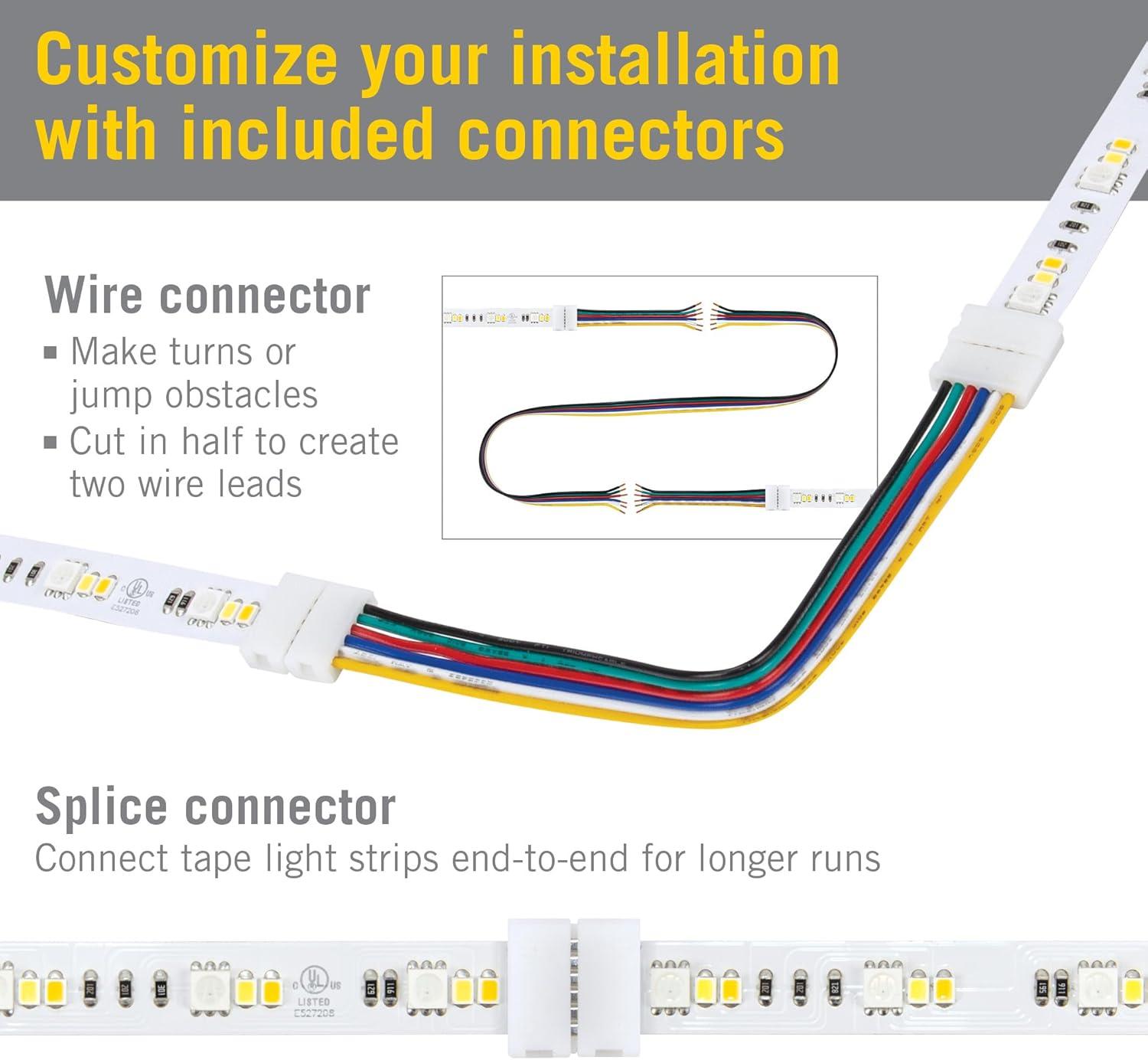 RibbonFlex Pro, 24V, RGB+WW, 36+36+36LEDs/M, IP20, 2.5M Undercabinet Strip Light