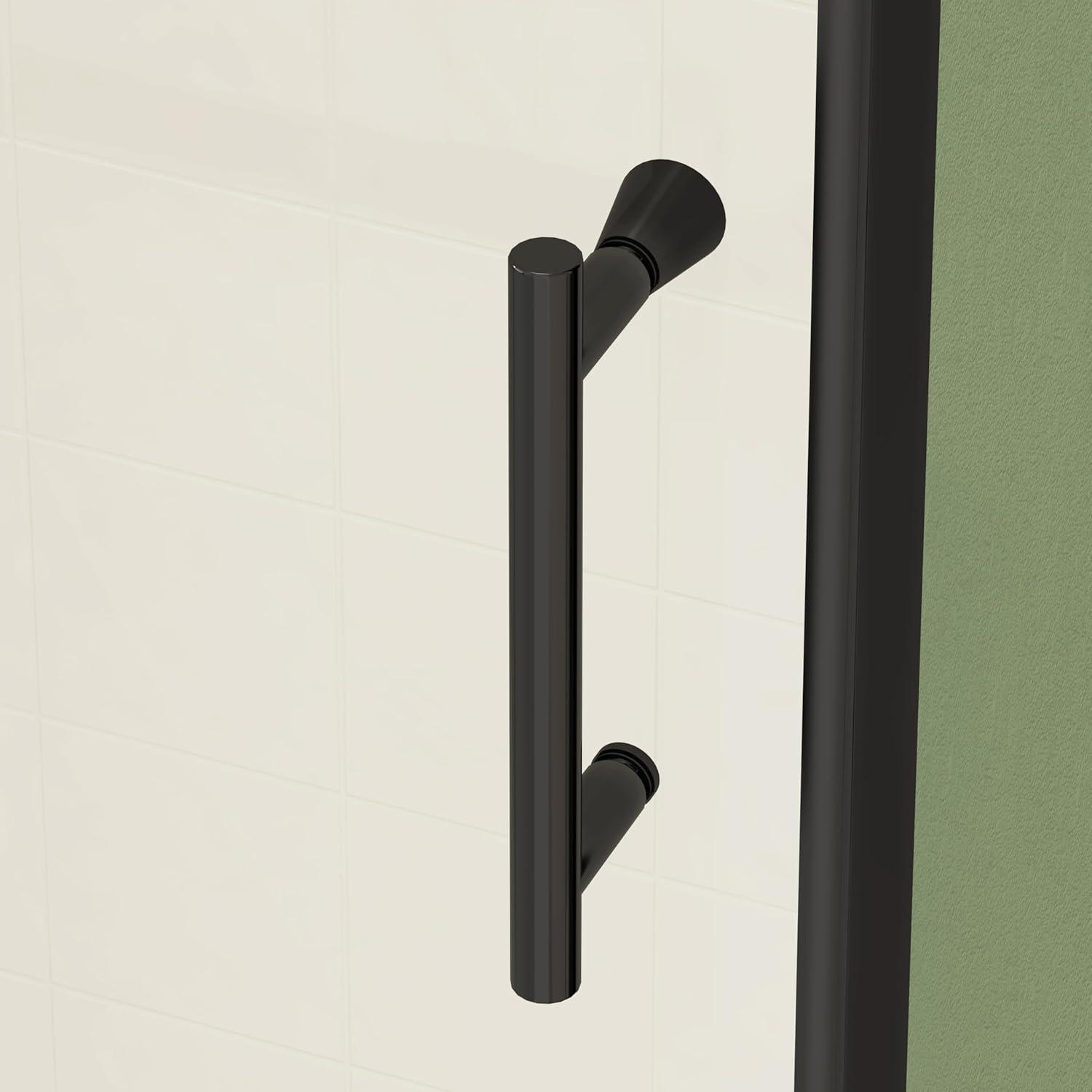 Arch Glass Designs 11DD131873LTS 38-42" W x 71" H Flush Glass Shower Door Reversible Installation
