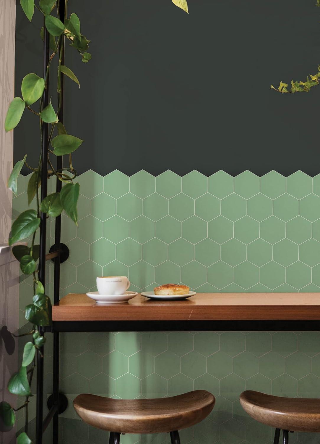 WallPops! Hexagon Peel and Stick Luxury Wall Tiles