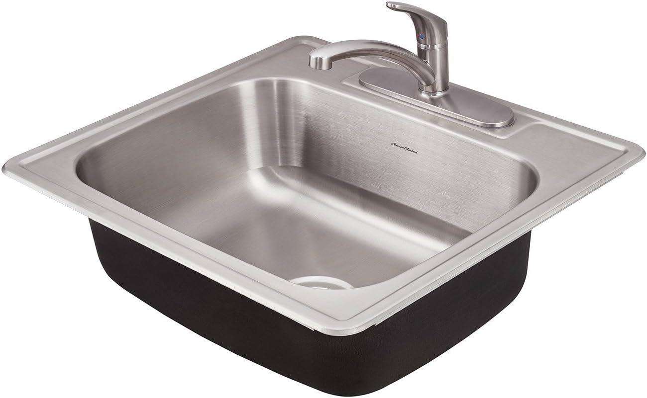 Colony 25'' L Drop-In Double Bowl Stainless Steel Kitchen Sink