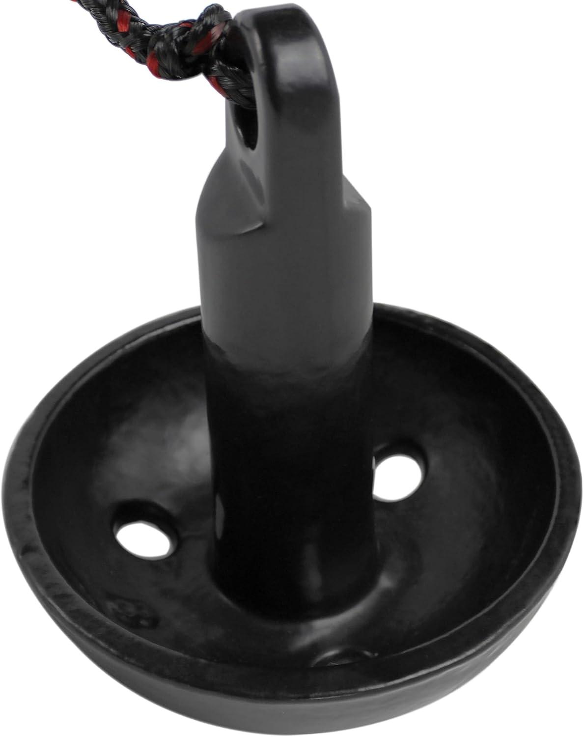 8 lbs Black Mushroom Anchor Kit with Rope and Buoy