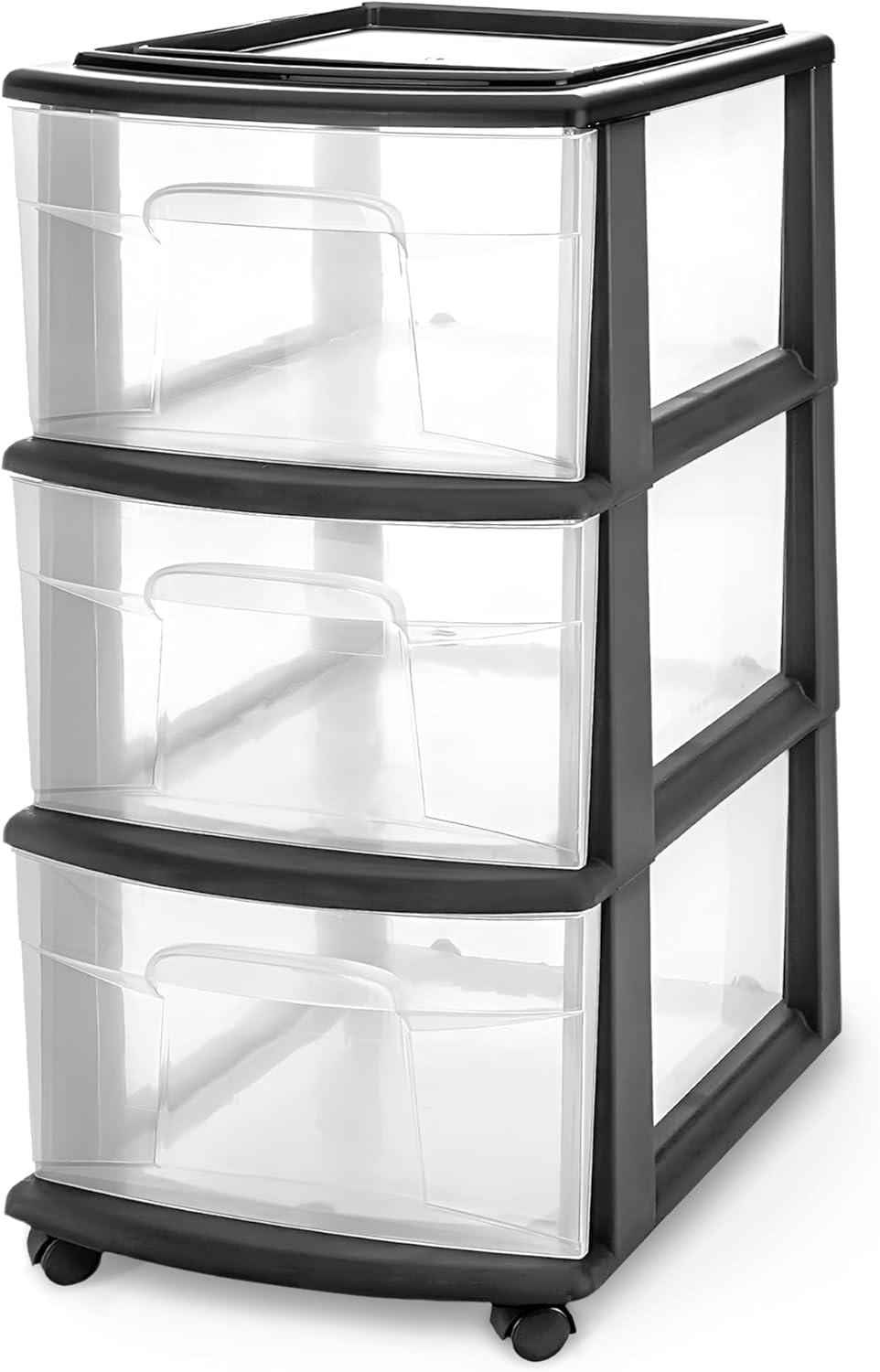 Homz Homz Plastic Drawer Medium Storage Container Tower