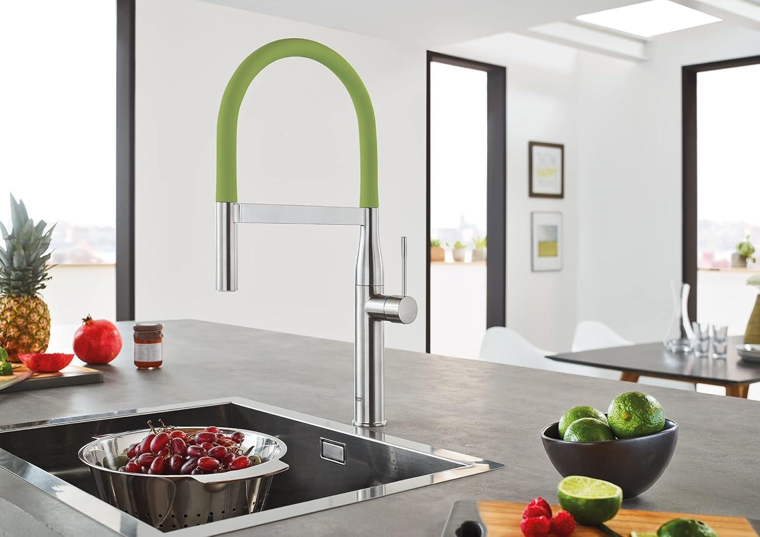 Essence New Single Handle Kitchen Faucet with SilkMove® and with Accessories