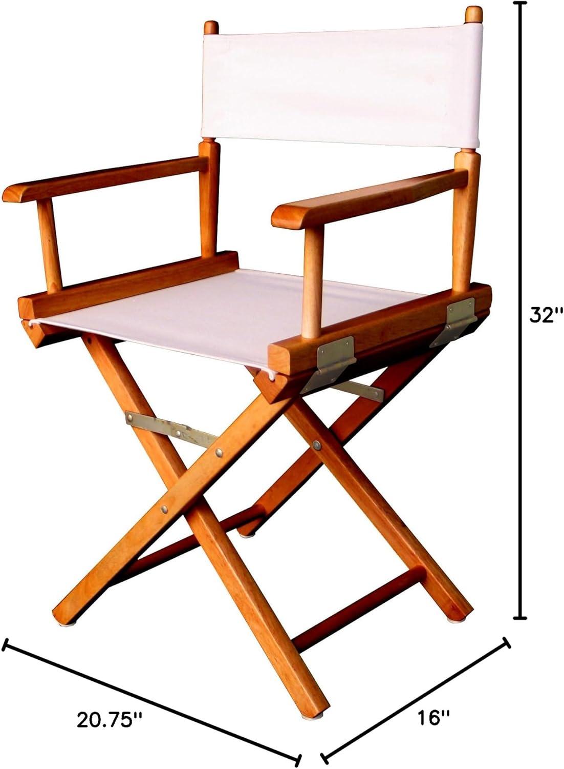 Casual Home 18-Inch Director Chair, Honey Oak Frame