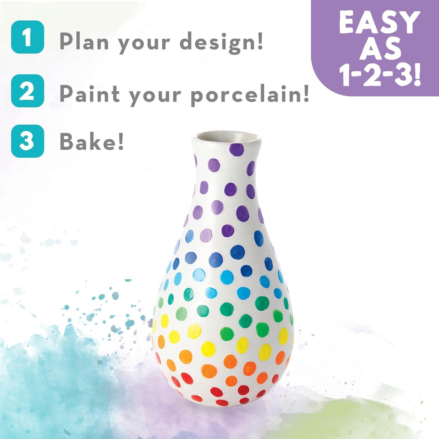 Paint Your Own Porcelain Vases