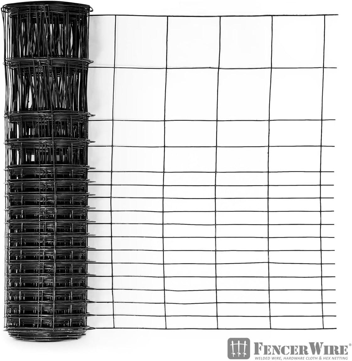 Fencer Wire Fencer Wire Vinyl Coated 16 Gauge Rabbit Guard Fence, Poultry Outdoor Fencing Barrier Wire Roll