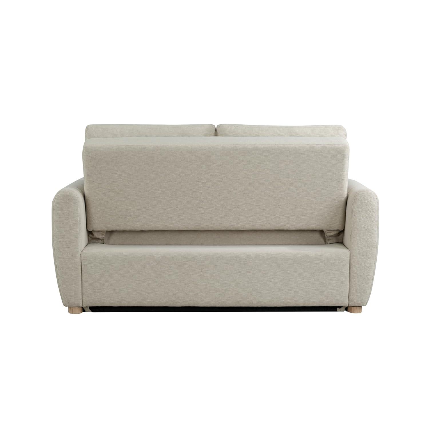 Serta Lowry 66.5" Full-Size Upholstered Convertible Sleeper Loveseat