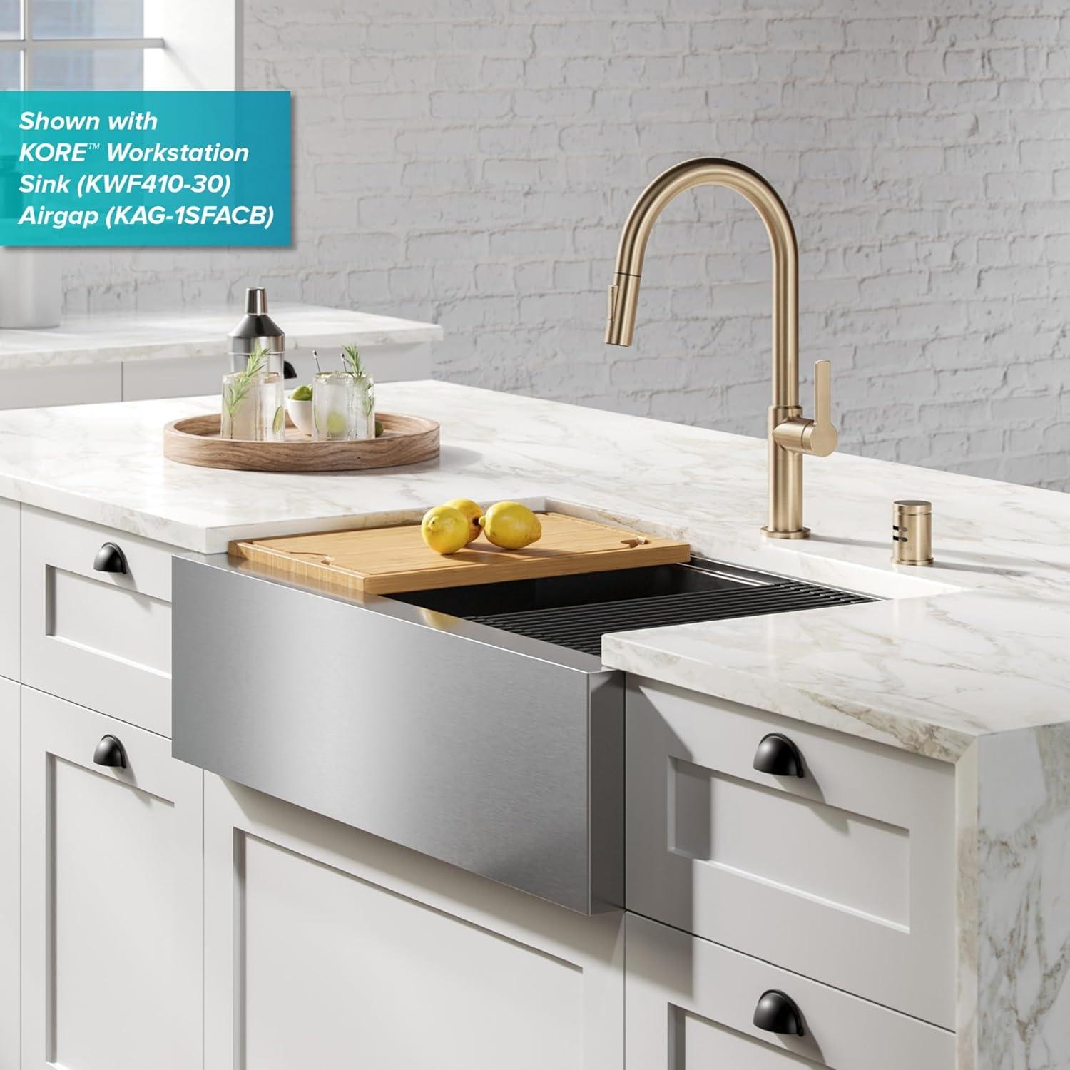 KRAUS Oletto Single Handle Pull Down Kitchen Faucet