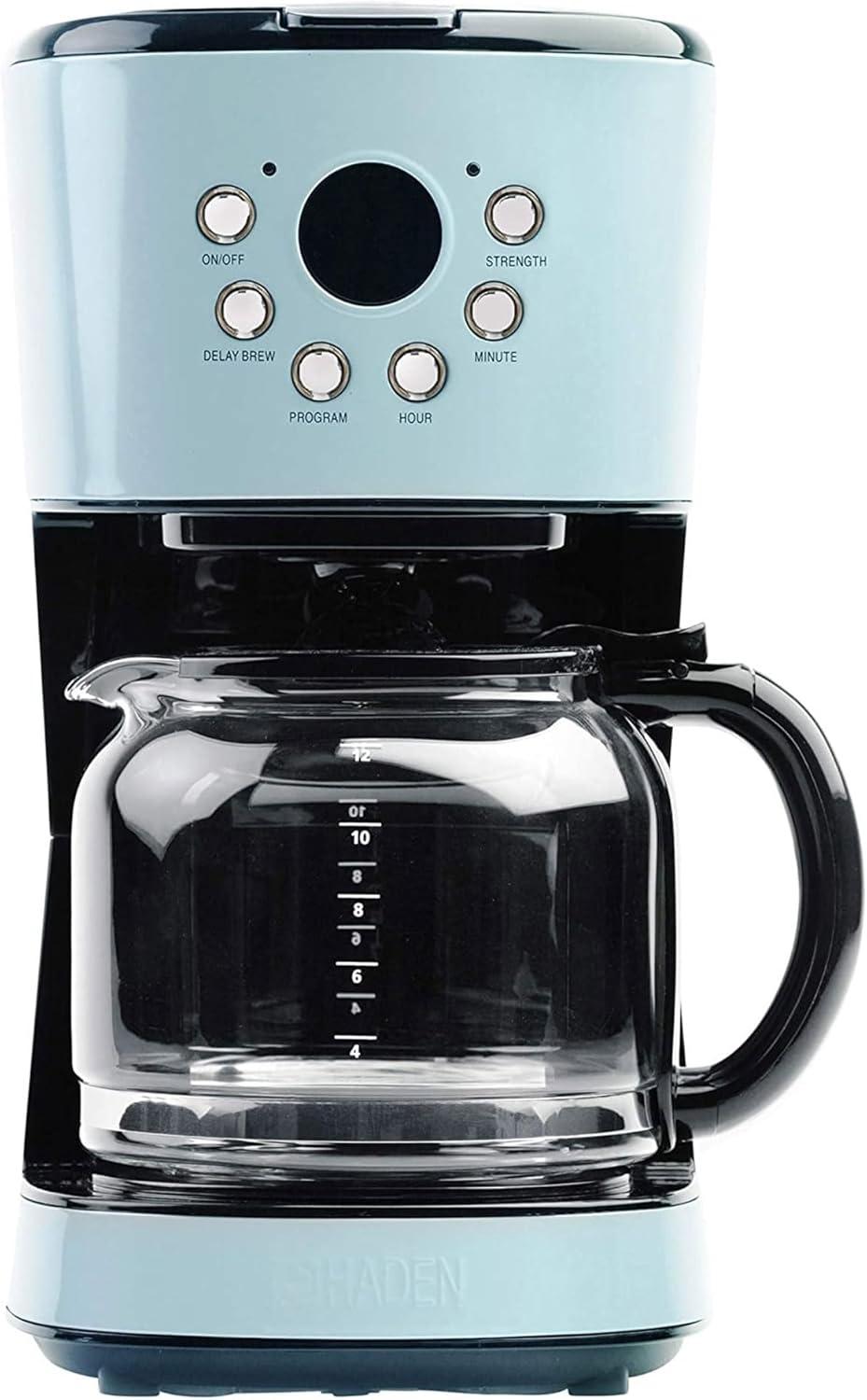 Haden Coffee Machine, 12 Cup Programmable Drip Coffee Maker