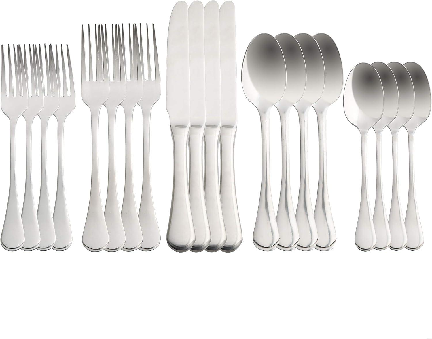 Gibson Manchester 20-Piece Stainless Steel Flatware Set