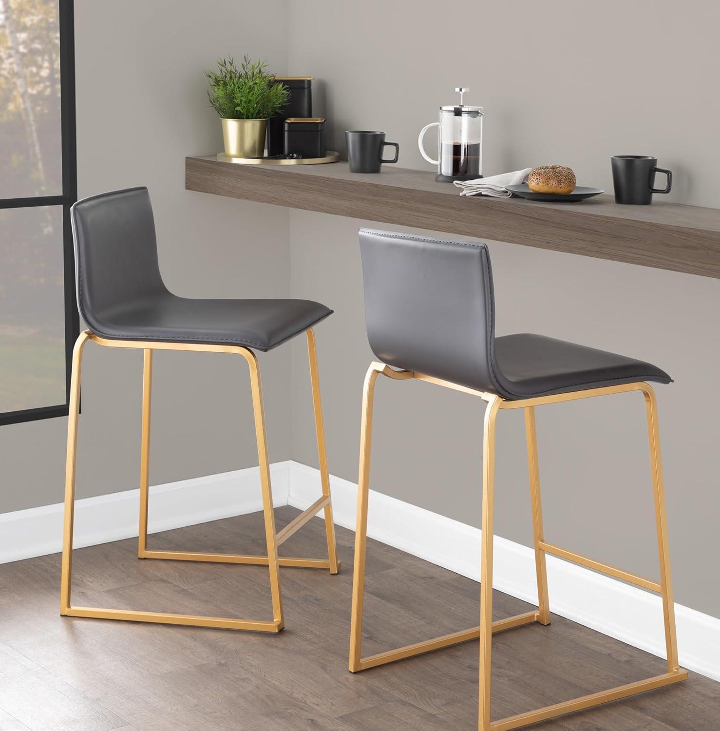 Set of 2 26" Mara Contemporary Counter Height Barstools - LumiSource