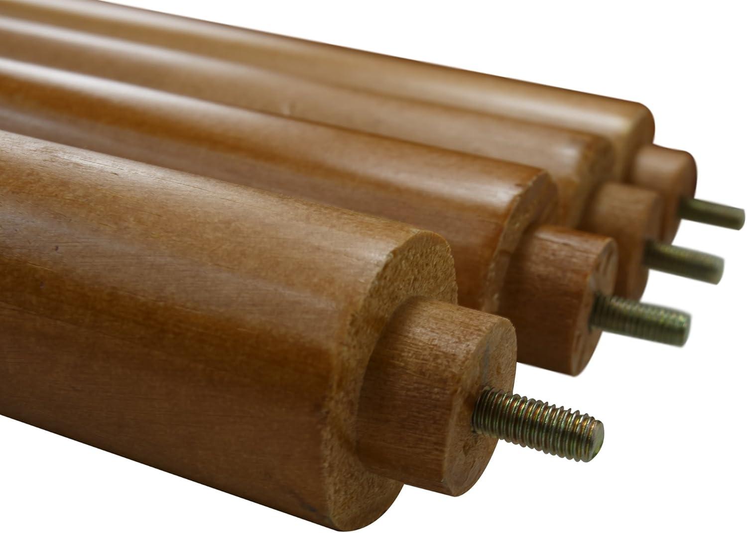 Mesa Natural Cherry Round Coffee Table with Maple Top and Storage