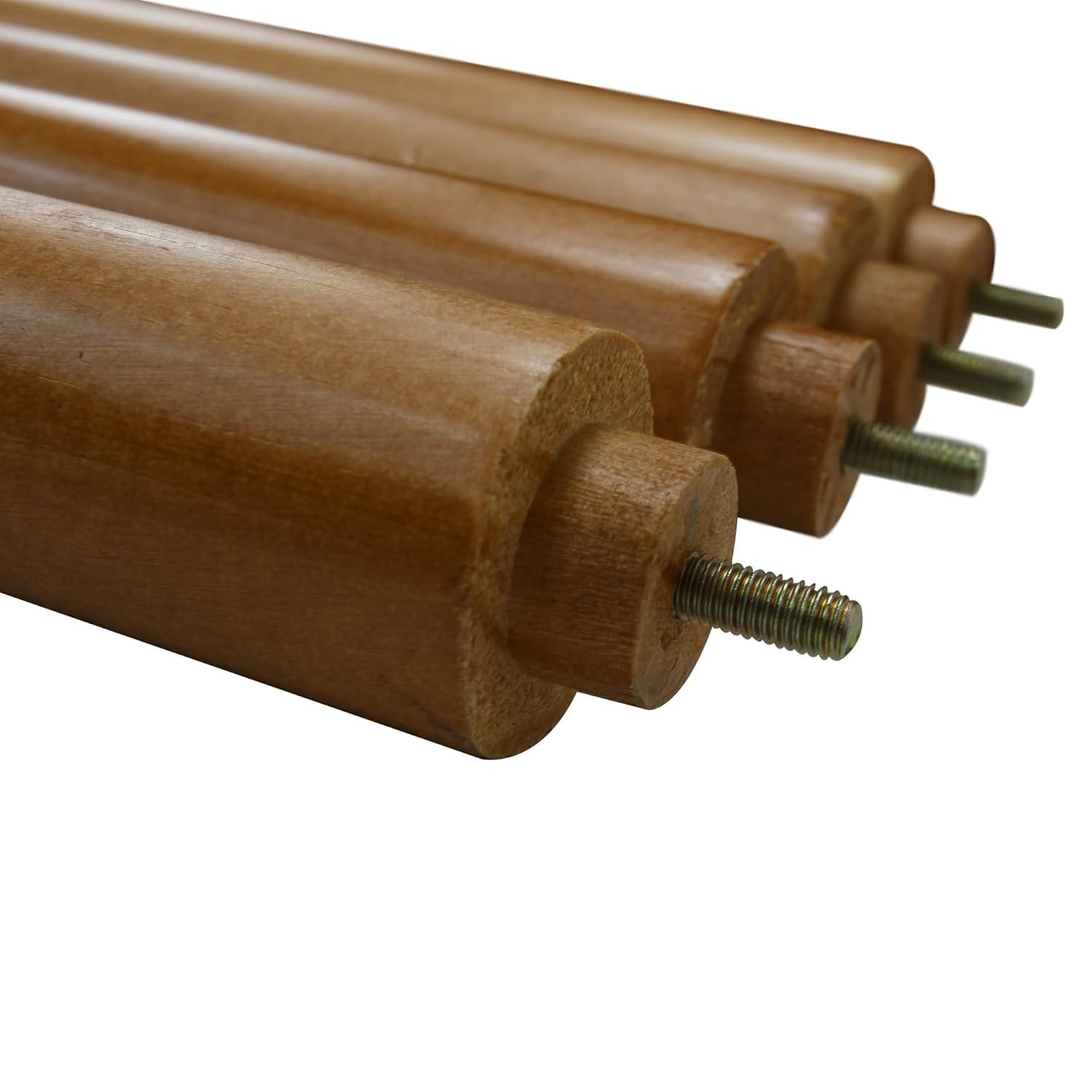 Mesa Natural Cherry Round Coffee Table with Maple Top and Storage