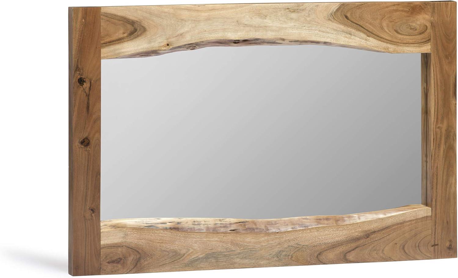 Alpine Live Edge Wood Mirror Natural - Alaterre Furniture