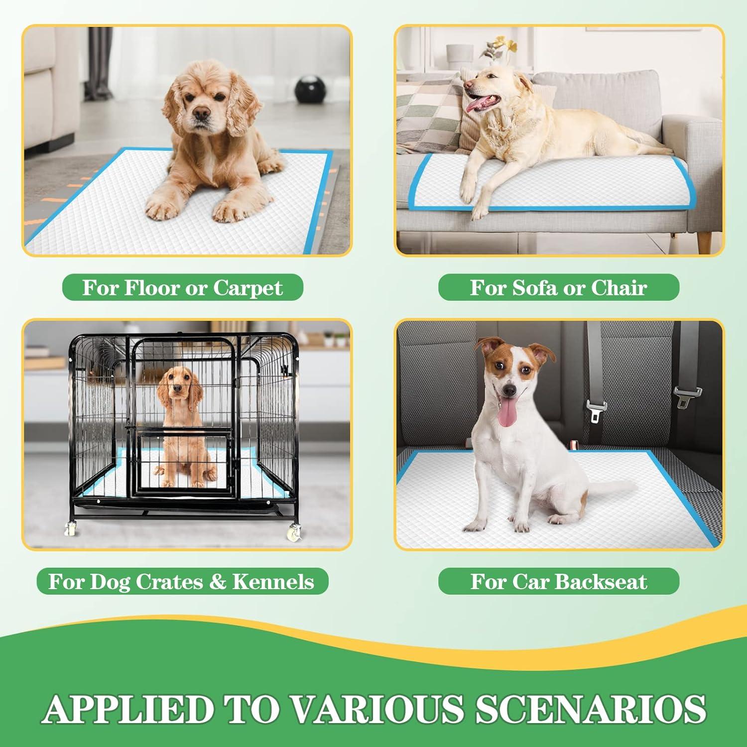 Pee Pads for Dogs - 30" X 36" Extra Large Puppy Pads XXL Potty Training Pads for Pet Wee Wee Pads Quick Absorbent Disposable Leak-Proof Pee Pads for Dogs Large Puppy Supplies - 30 Count