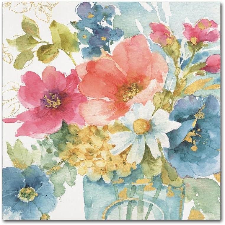 Trademark Fine Art -Lisa Audit 'My Garden Bouquet II' Canvas Art - 14''x14''