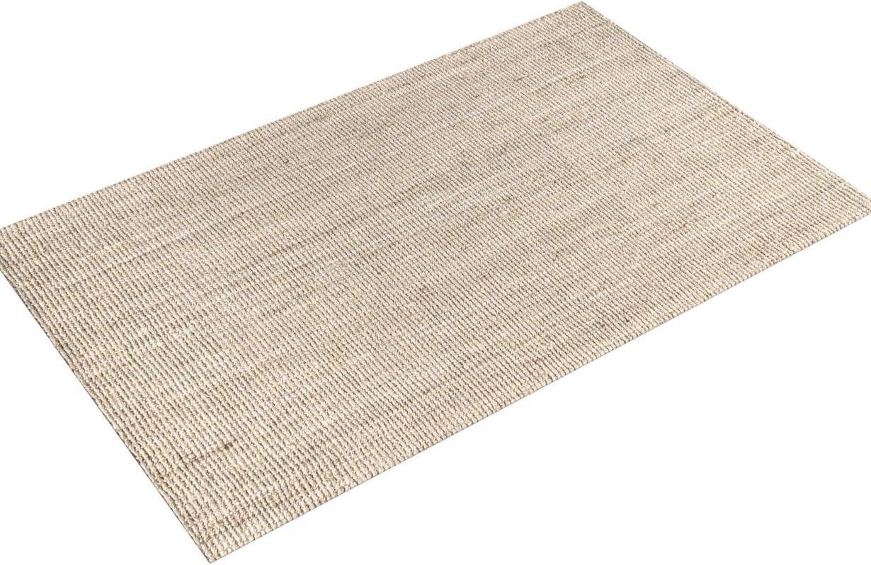 4'x6' Pata Hand Woven Chunky Jute Area Rug, Light Ivory - JONATHAN Y