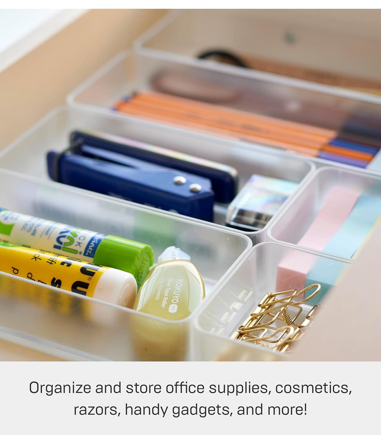 Yamazaki Home Yamazaki Home Stackable Organizers [Set Of 2] - Four Sizes, Deep