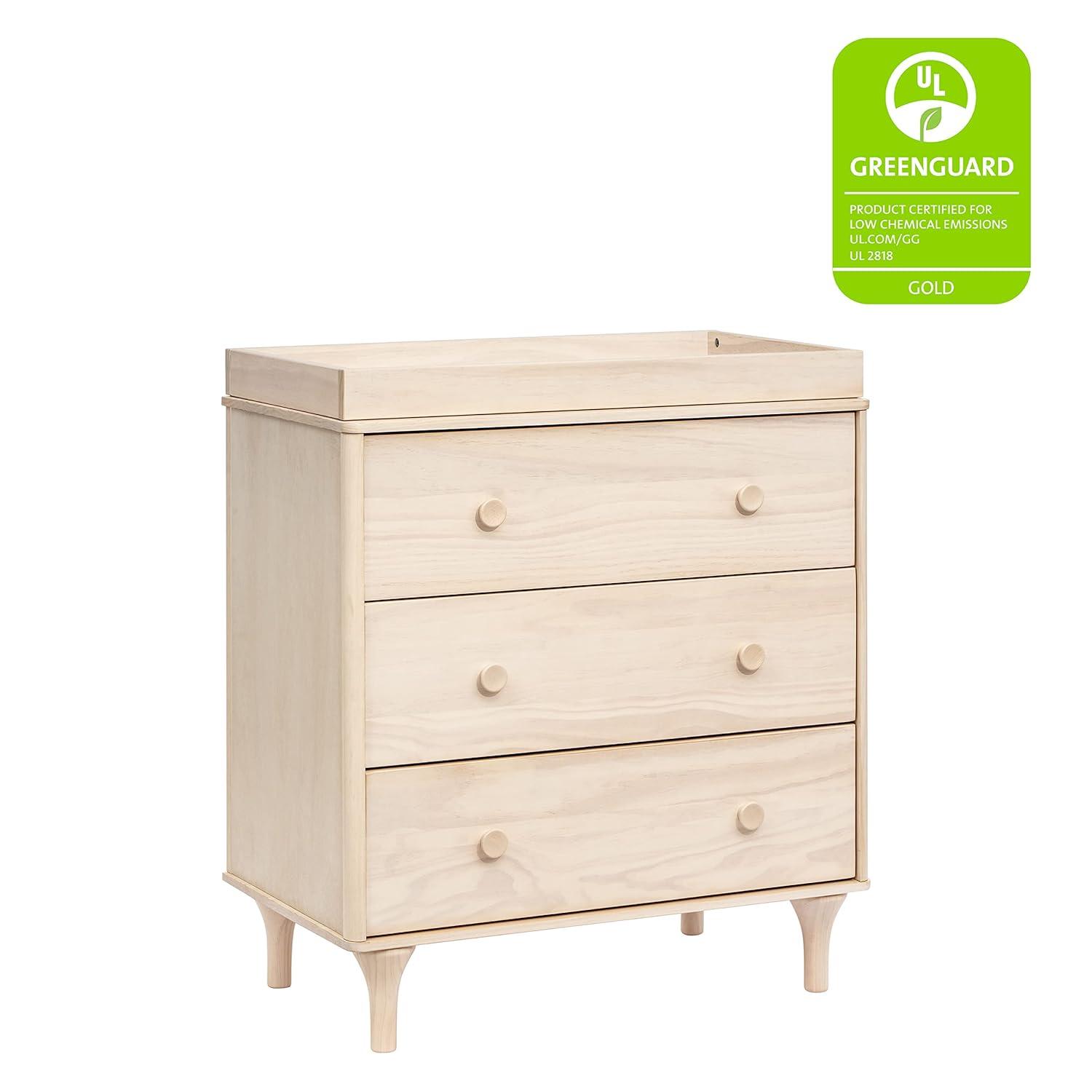 Lolly 3-Drawer Changer Dresser with Removable Changing Tray