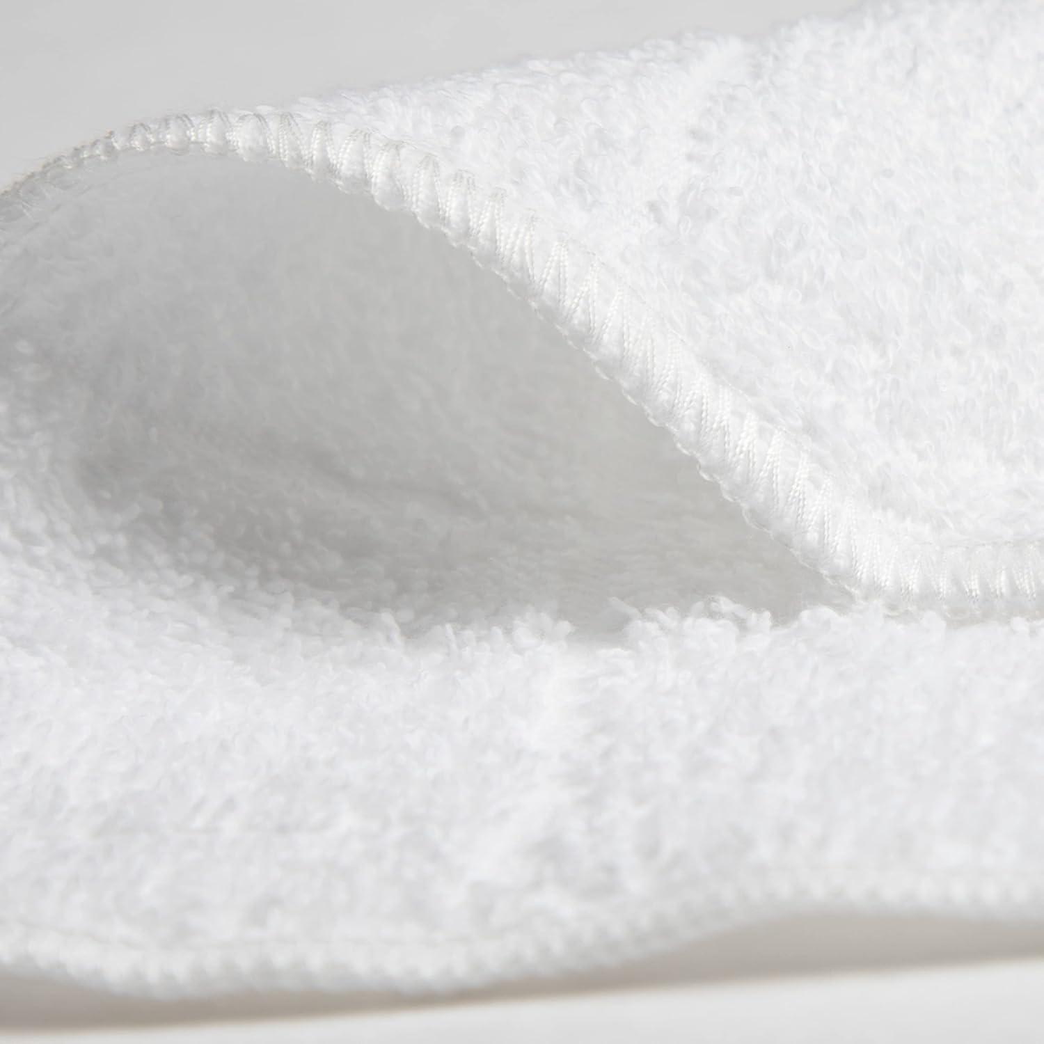 Arkwright Home Kitchen Dishcloths (12 Pack) - Cotton, 12x12 in. - White