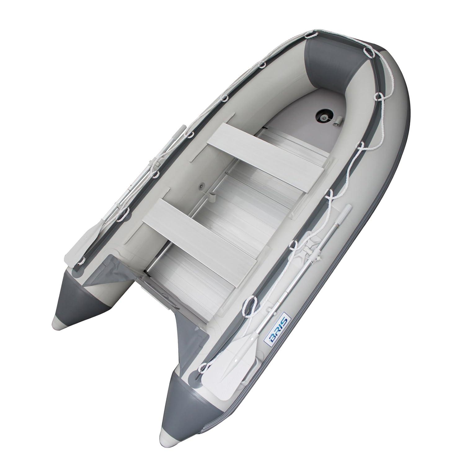 BRIS 10.8Ft Inflatable Boat Inflatable rafting Fishing Tender Pontoon