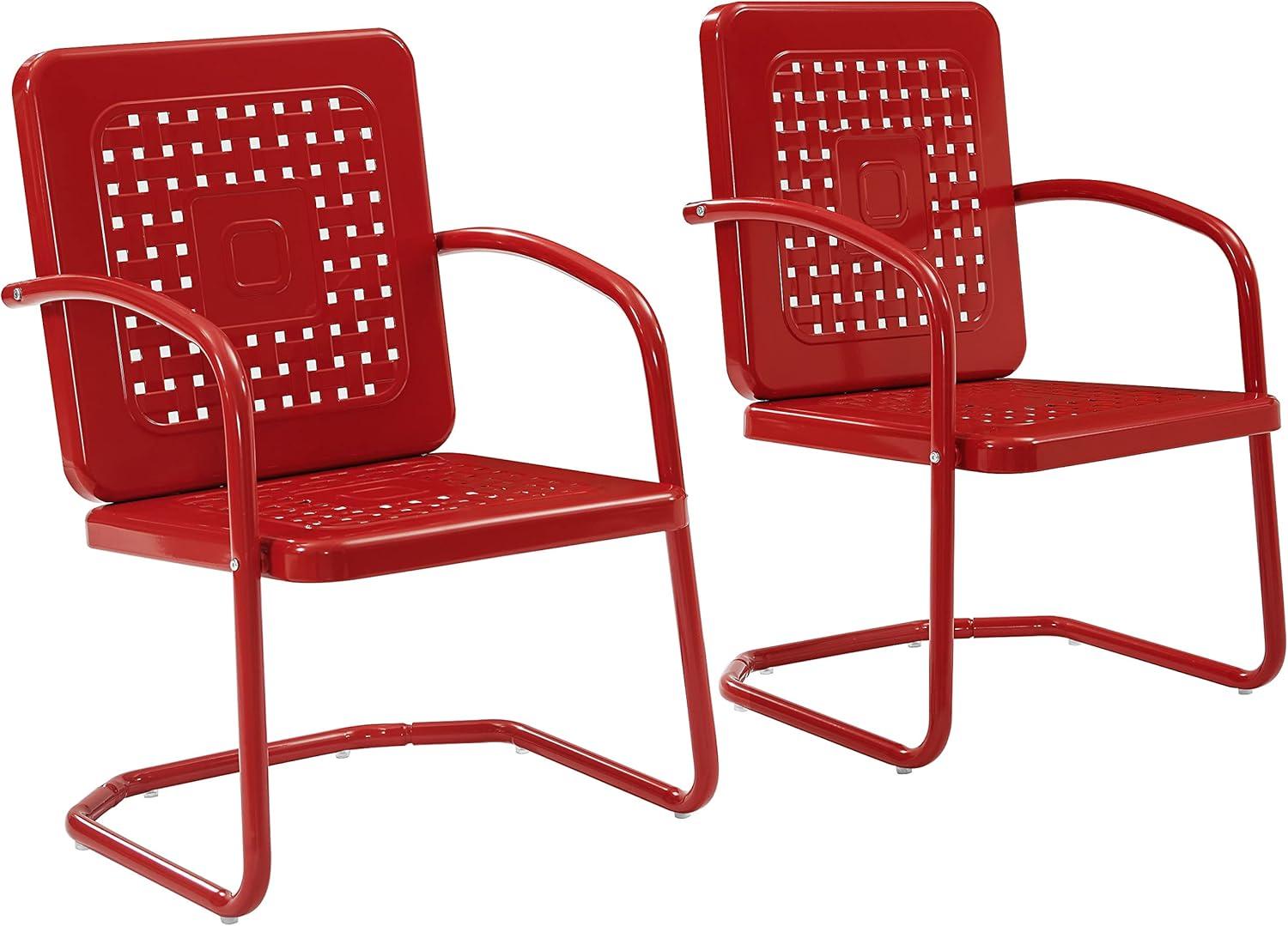 2pk Bates Outdoor Steel Arm Chairs - Crosley