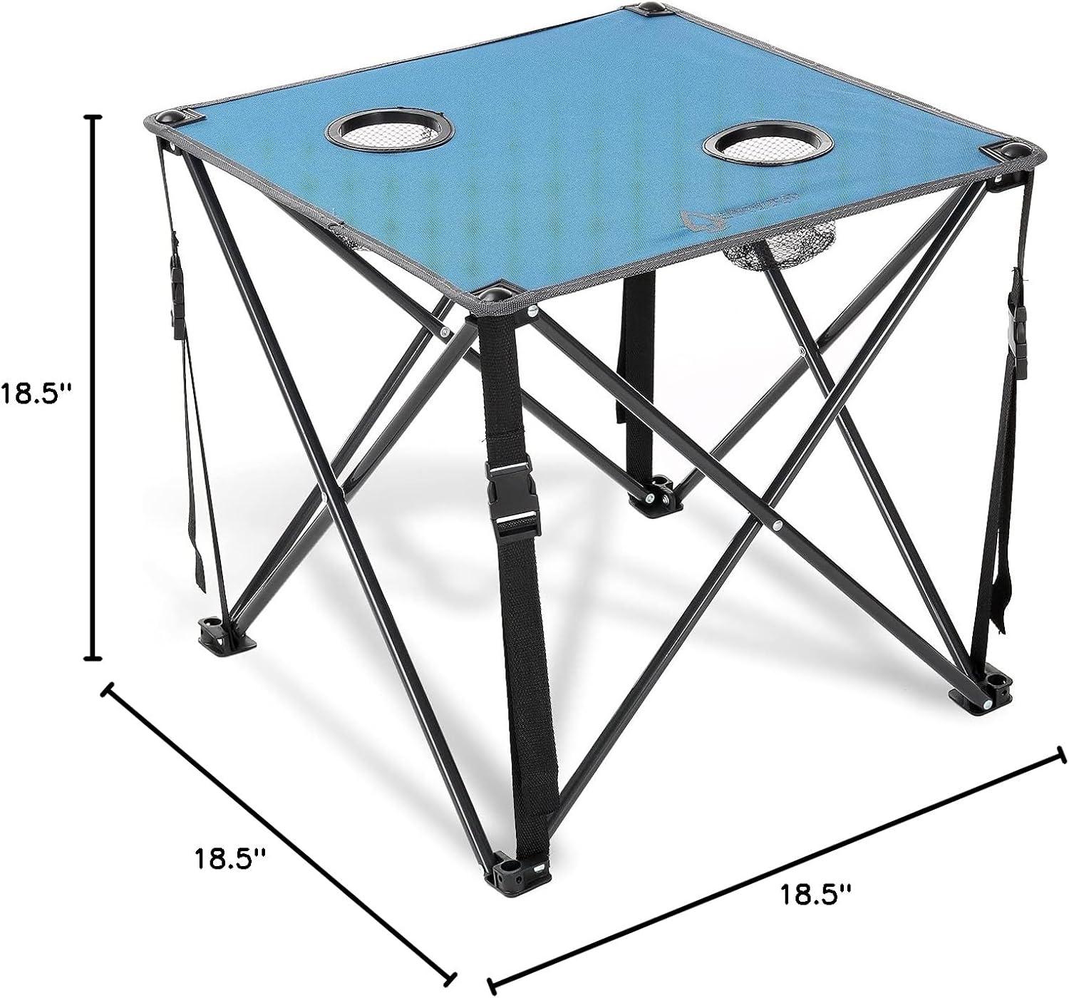 ARROWHEAD Outdoor Square Fabric Outdoor Folding Camping Table