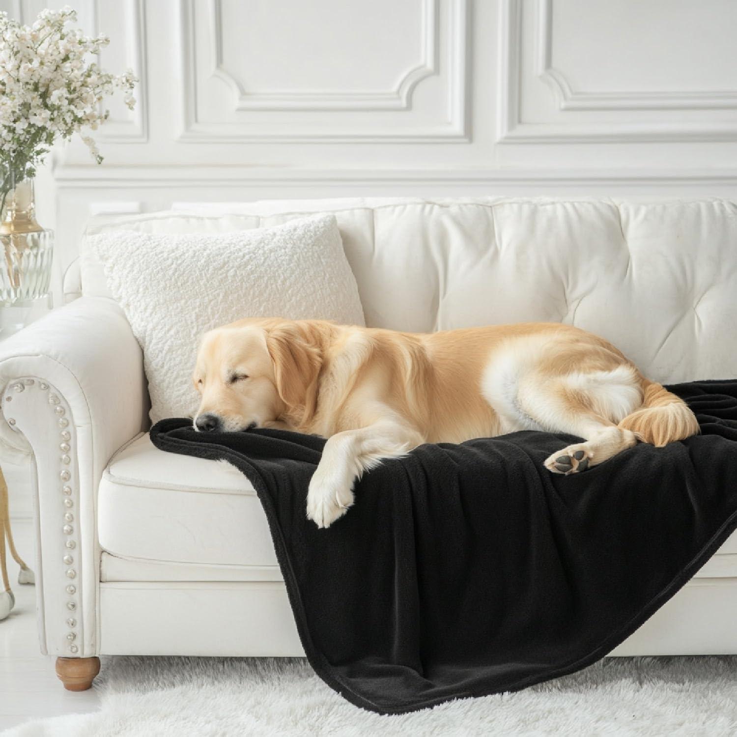 Threadart Super Soft Ultra Plush Fleece Throw Blankets 50"x60" | Fuzzy Soft Cozy Microfiber | Light Pink | 11 Colors available