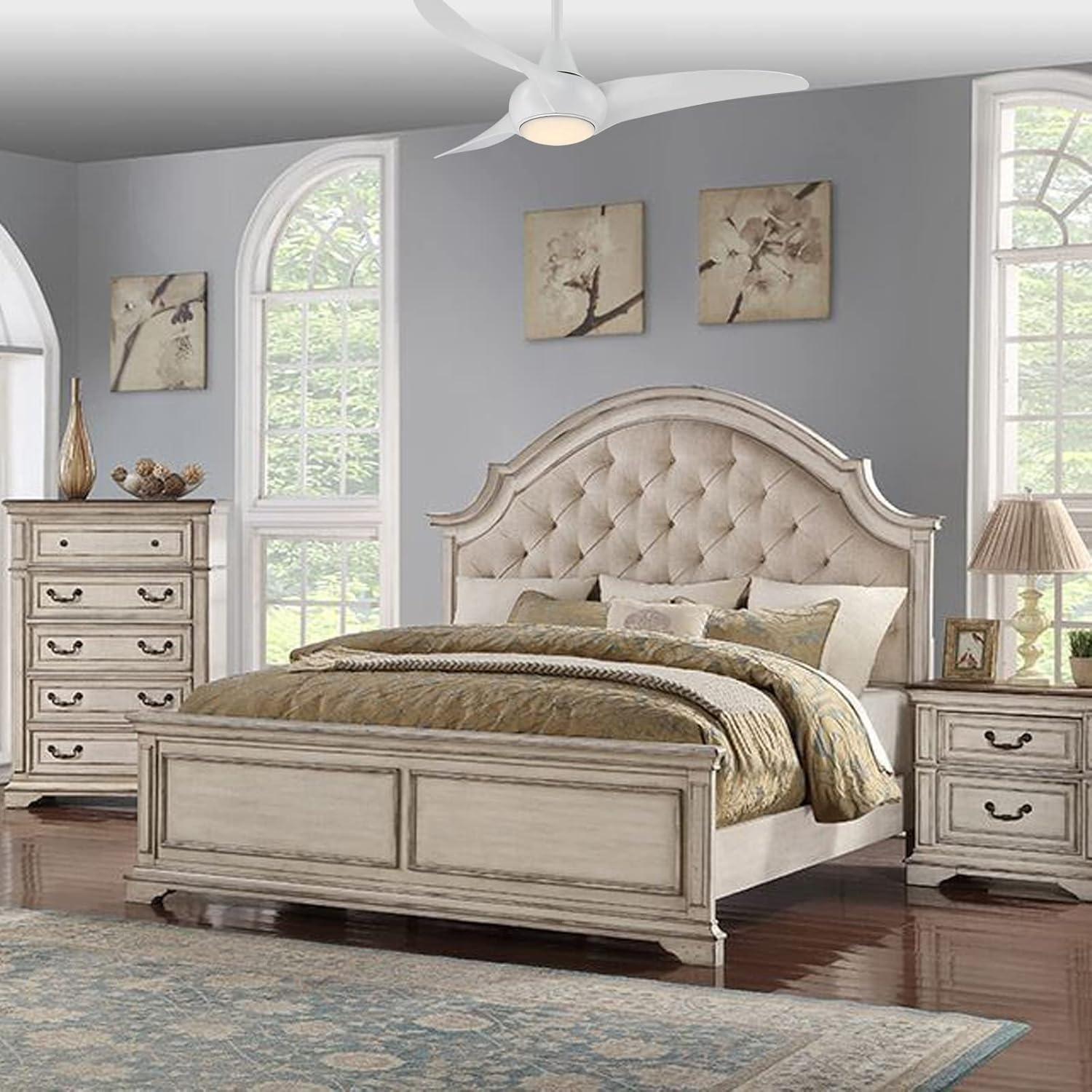 44" 3 - Blade LED Propeller Ceiling Fan with Remote Control and Light Kit Included