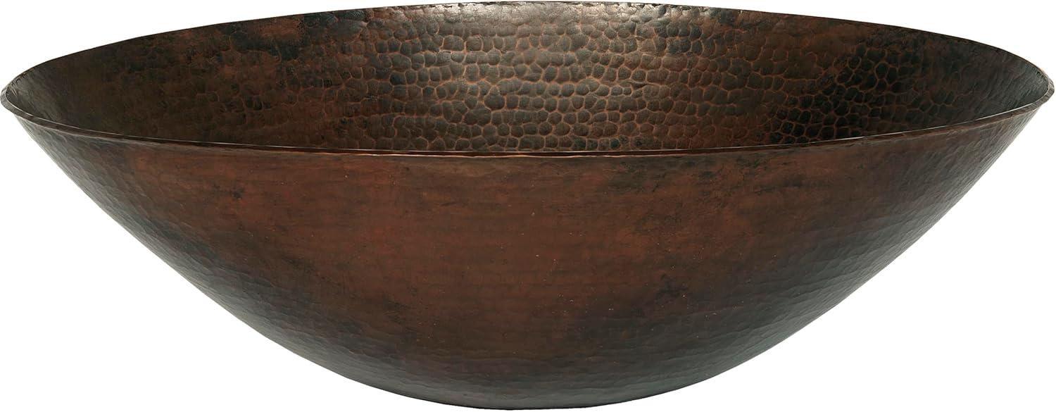 Novatto 14'' Copper Oval Bathroom Sink