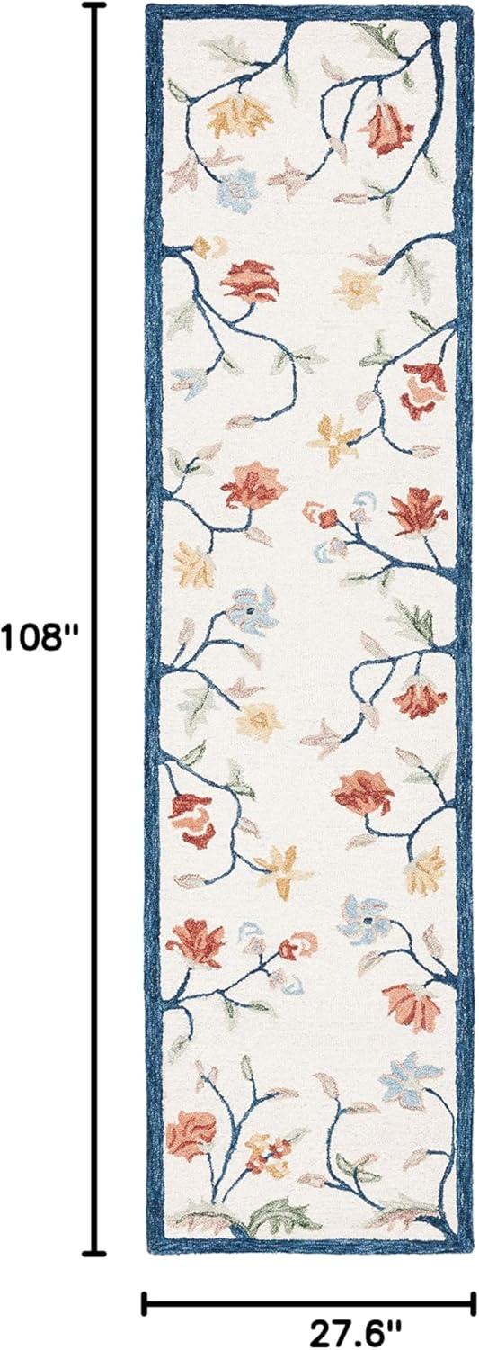 Metro MET120 Hand Tufted Area Rug - Ivory/Blue - 8'x10' - Safavieh.