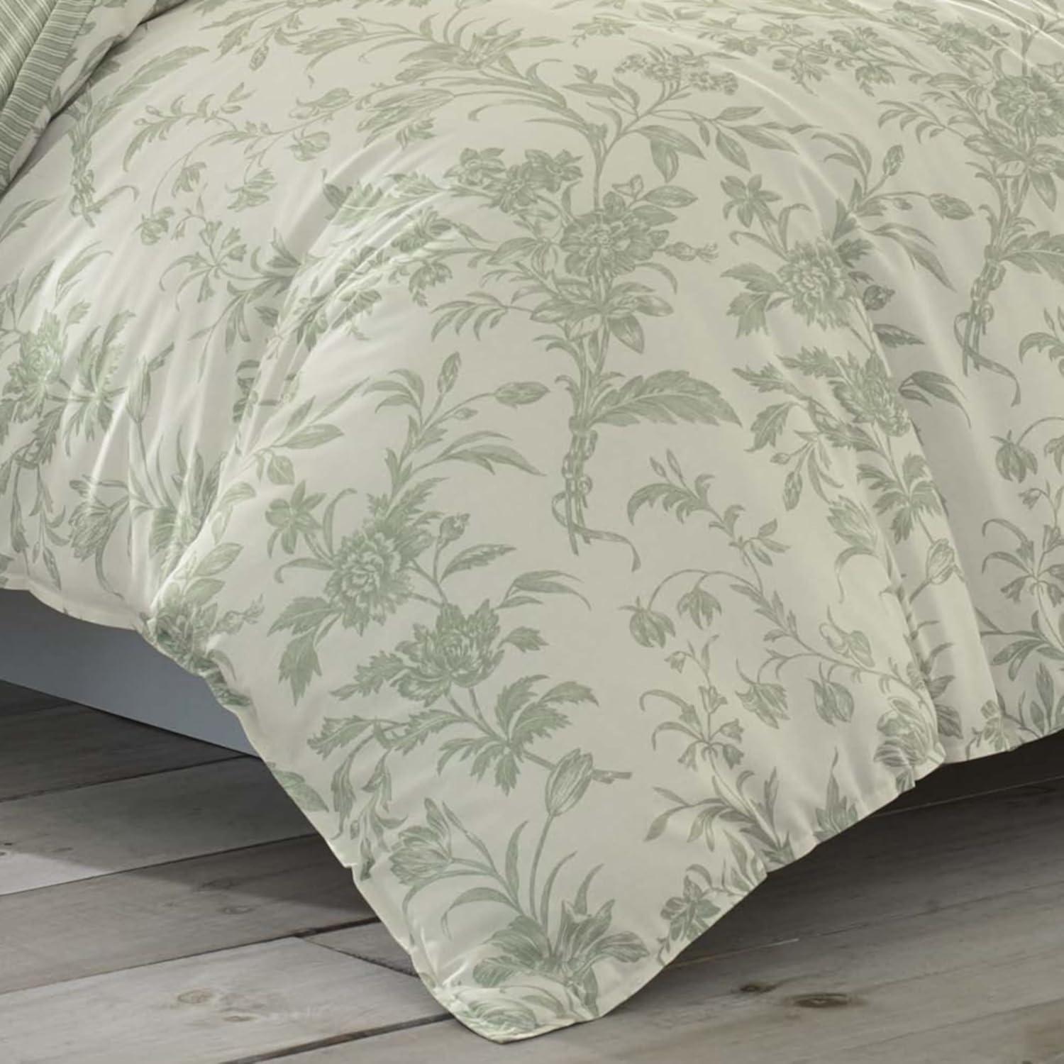 Pastel Green Natalie Comforter Set - Laura Ashley