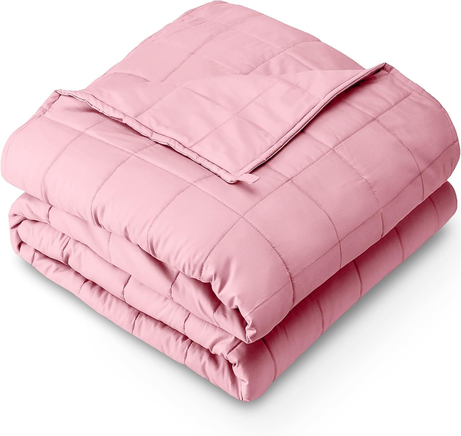Bare Home Cotton Twill Weighted Blanket