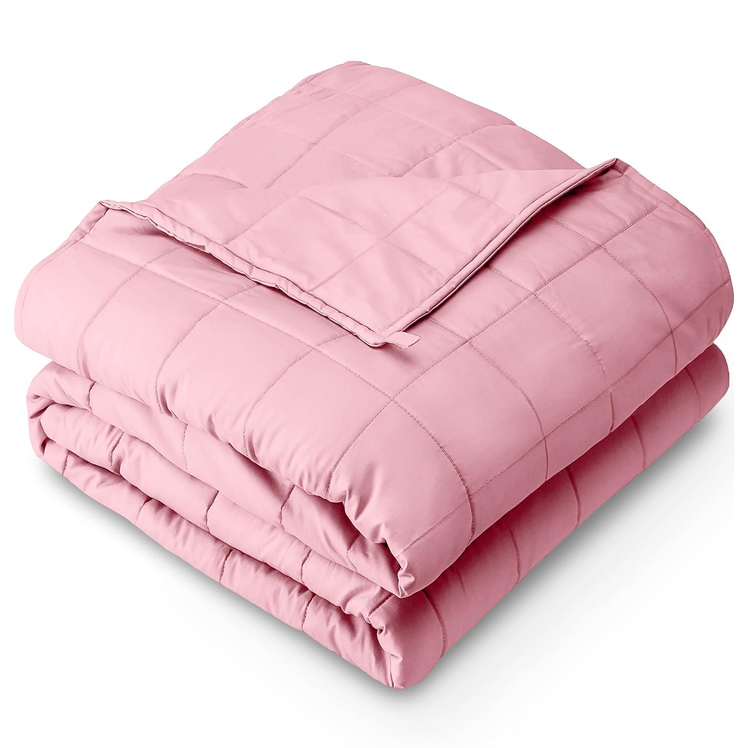 Bare Home Cotton Twill Weighted Blanket