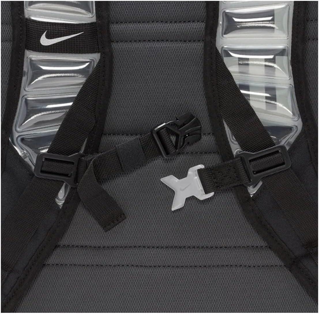 Nike Men's Hoops Elite Backpack, Black Anthracite and Metallic Silver