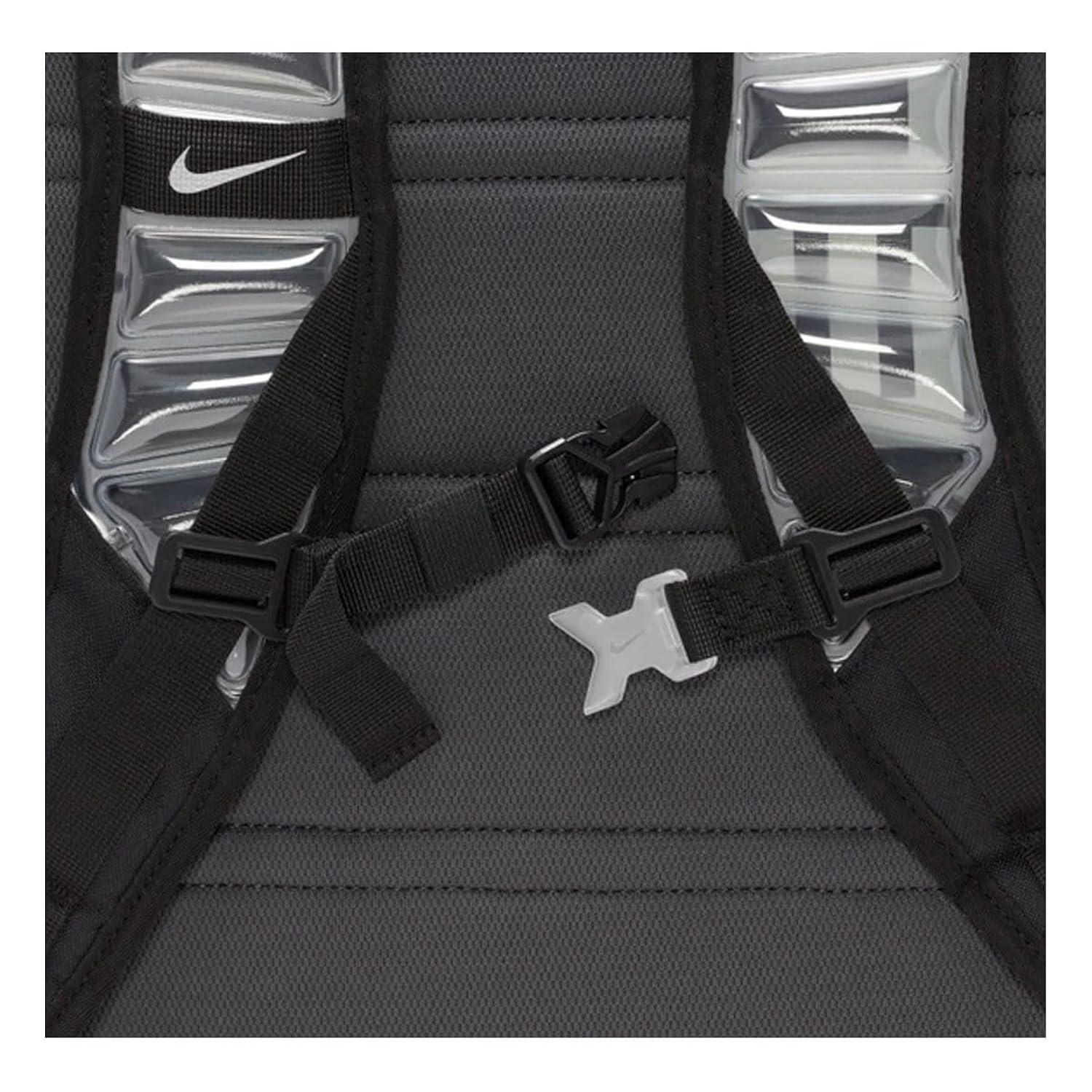 Nike Men's Hoops Elite Backpack, Black Anthracite and Metallic Silver