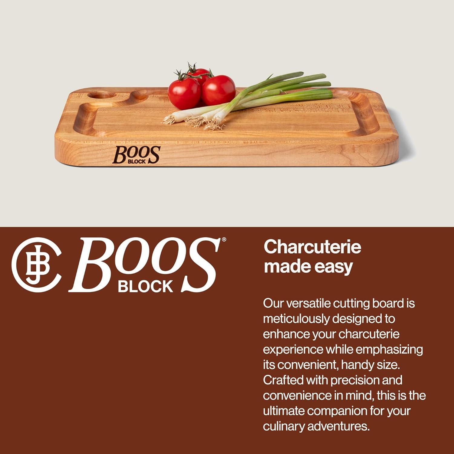 John Boos Prestige Series Maple Cutting Board with Juice Groove