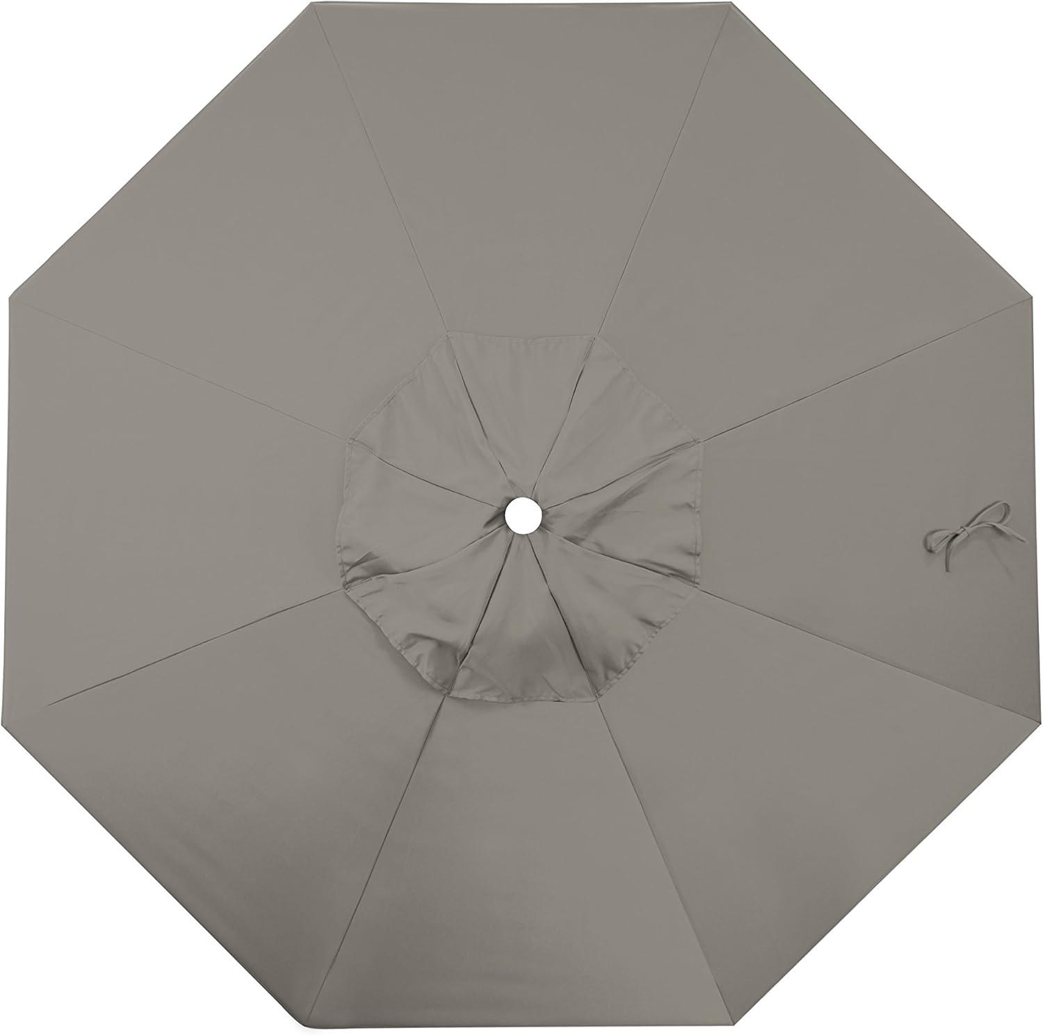 California Umbrella 9-Foot Offset Cantilever Patio Umbrella Infinite Tilt, 360 Rotation, Fade Resistant Solution Dyed Acrylic Fabric with Cross Section Base