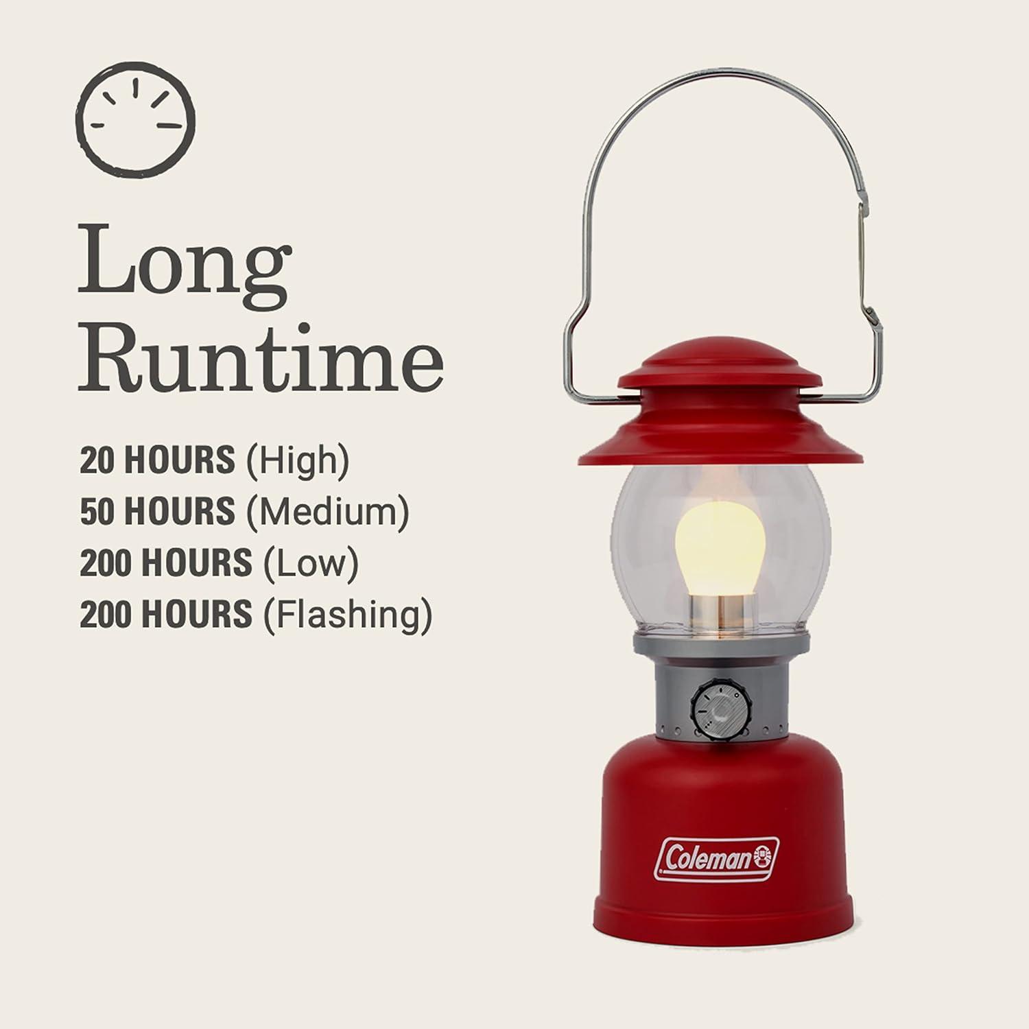 Coleman Classic 500 Lumens Lantern - Red