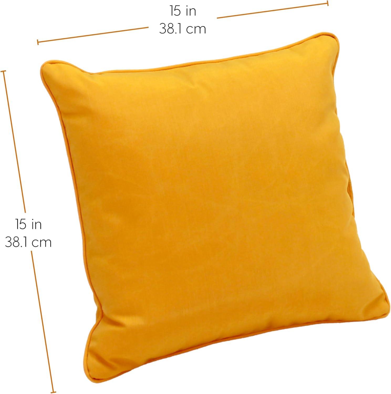 Element Synthetic Throw Square Indoor/Outdoor Pillow Cover & Insert (Set of 2)