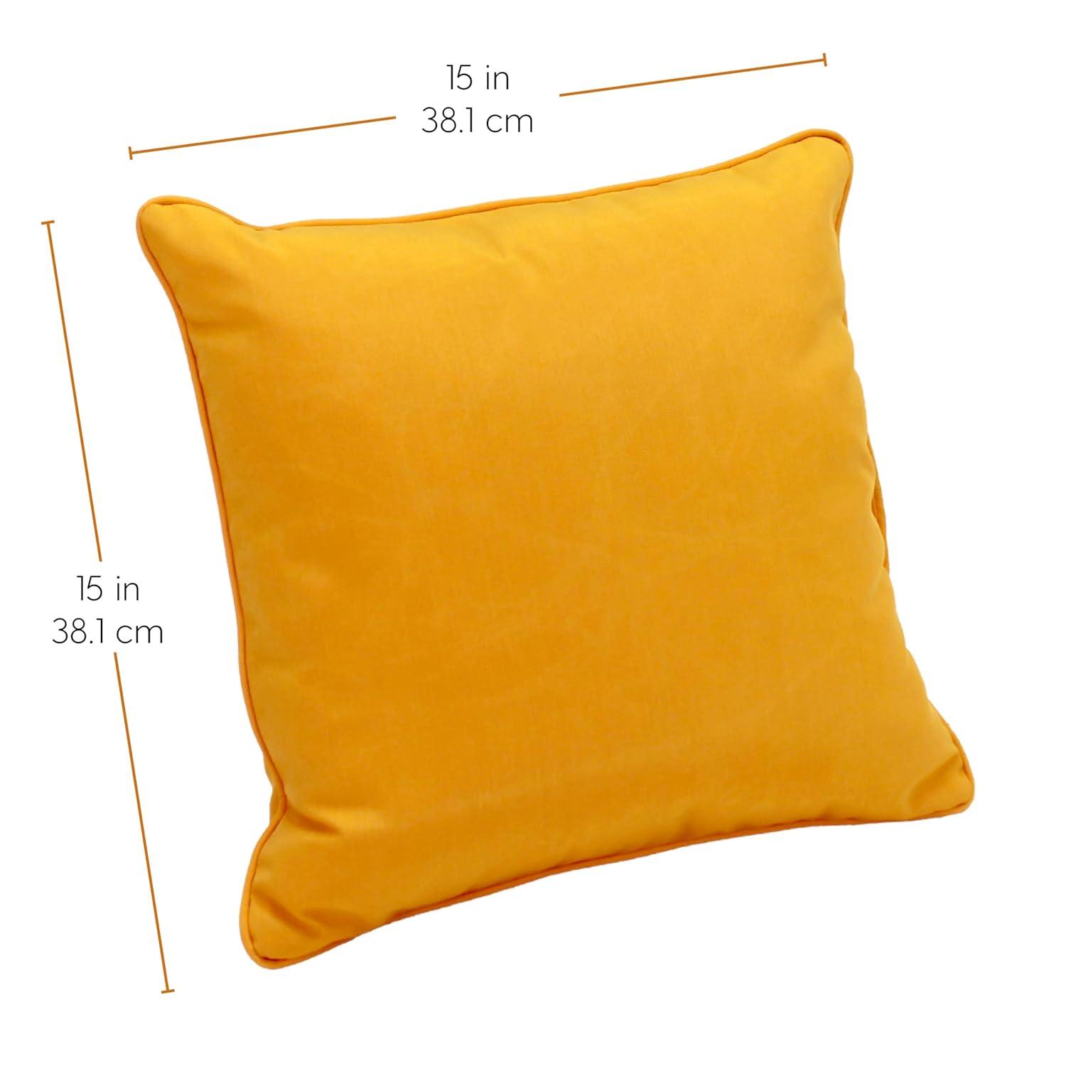 Element Synthetic Throw Square Indoor/Outdoor Pillow Cover & Insert (Set of 2)