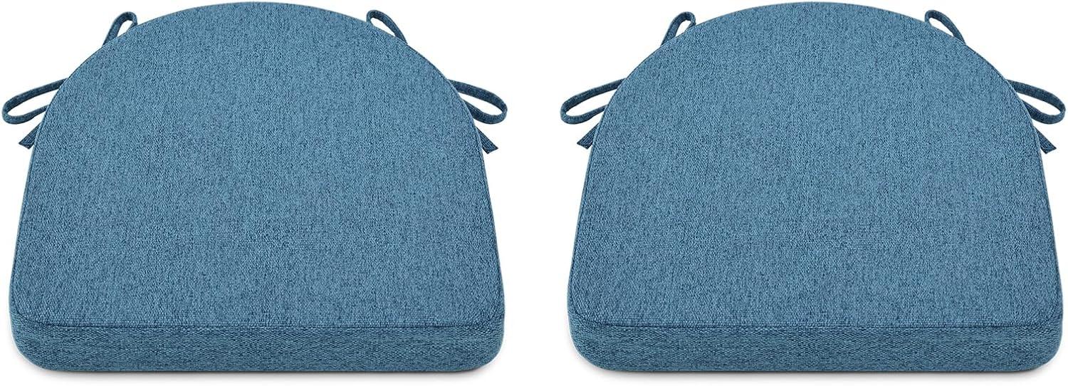 Chair Cushions for Dining Chairs Set of 2 - Blue