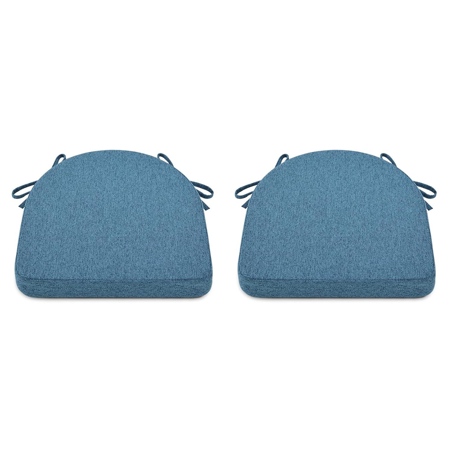 Chair Cushions for Dining Chairs Set of 2 - Blue