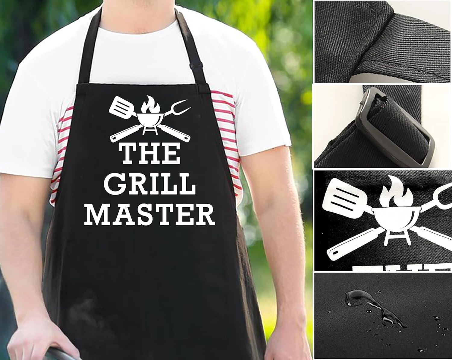 UP THE MOMENT The Grill Master The Man The Myth The Legend Apron, Funny Apron for Men, BBQ Grill Apron, Chef Apron, Funny Apron for Dad, Mens Funny Apron, Funny Chef Apron for Men