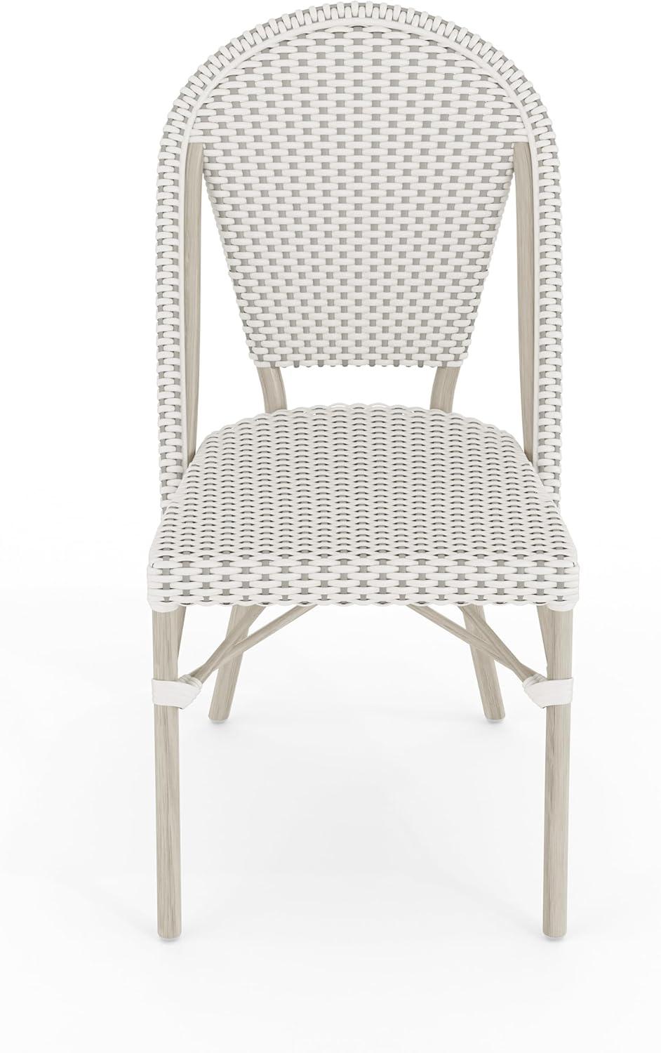 Martha Stewart Martha Stewart Lily Pond All-Weather Stackable Patio Bistro Dining Chair