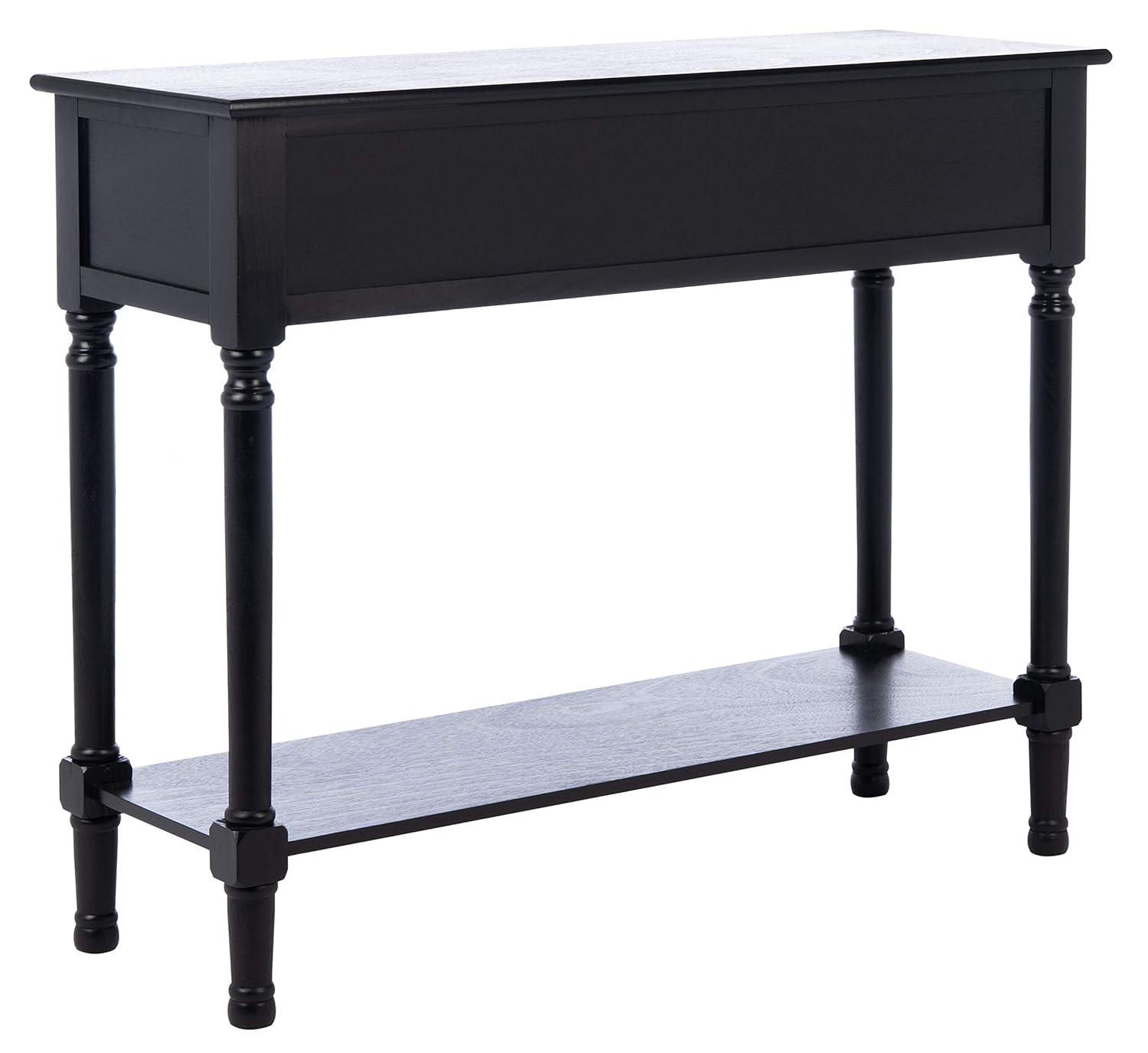 Ryder 2 Drawer Console Table - Black - Safavieh
