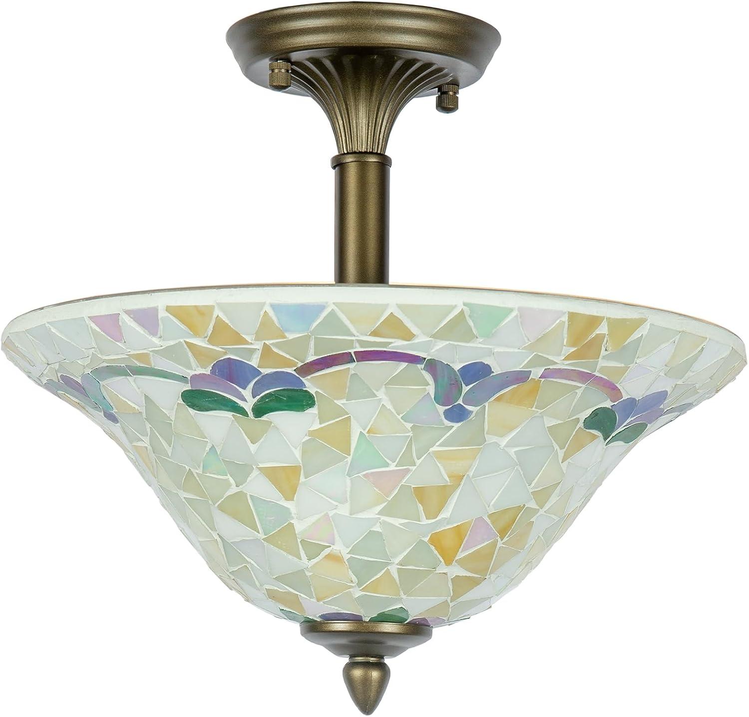 Dale Tiffany Johana Mosaic Flush Mount