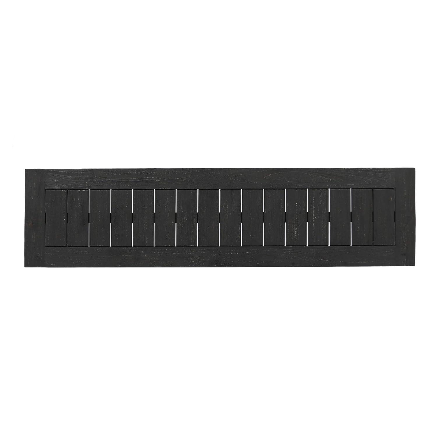 Millwood Pines Egor Acacia Wood Outdoor Bench