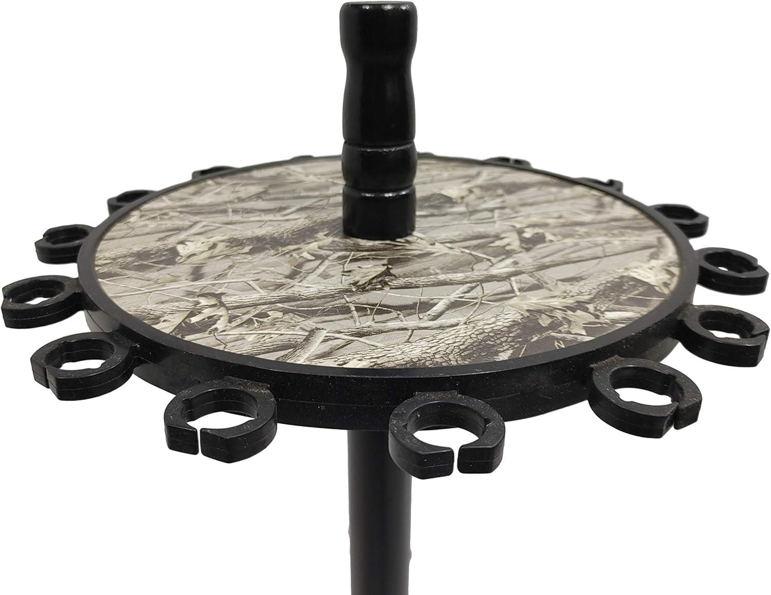 Old Cedar Outfitters Round Floor Rack for Fishing Rods and Reels, Holds up to 15 Rod and Reel Combos