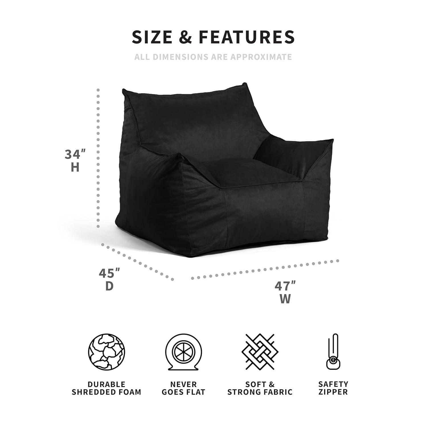 Big Joe Imperial Polyester Bean Bag Lounger